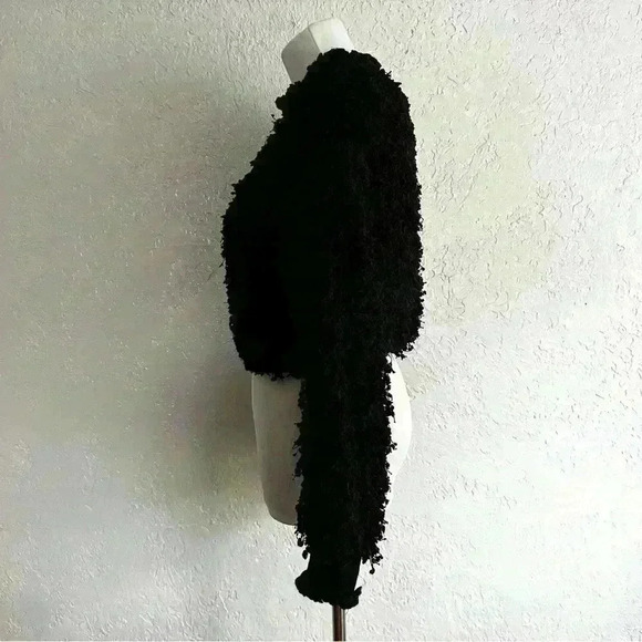 Black loop knit sweater‎ - Picture 3 of 12